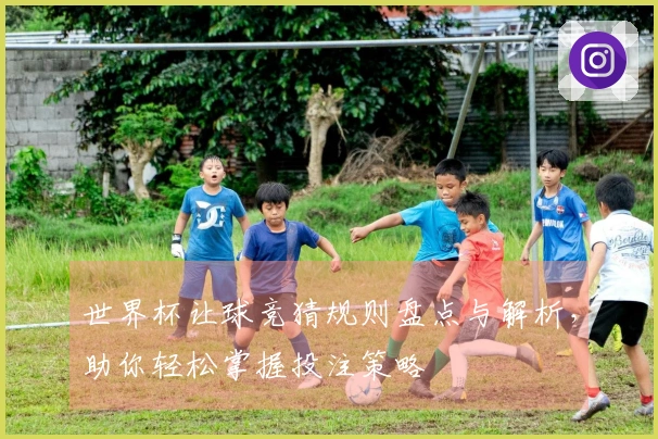 世界杯让球竞猜规则盘点与解析，助你轻松掌握投注策略